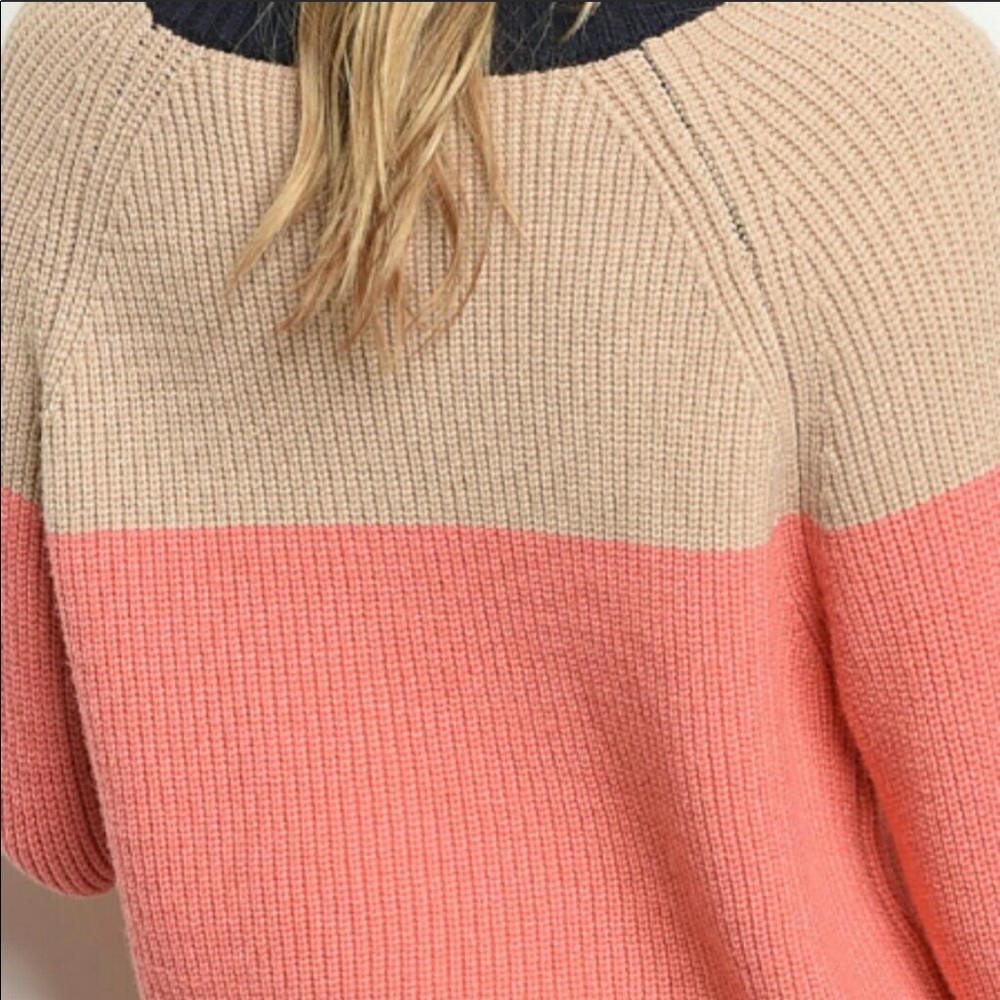 Color Blocked Sweater - Picture 2 of 2